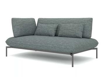 OZE 91336L-L/91336L-R - 2 seater Sunbrella® fabric garden sofa by IVINI
