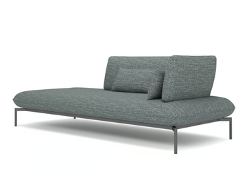 OZE 91336S-L/91336S-R - Sunbrella® fabric garden daybed by IVINI