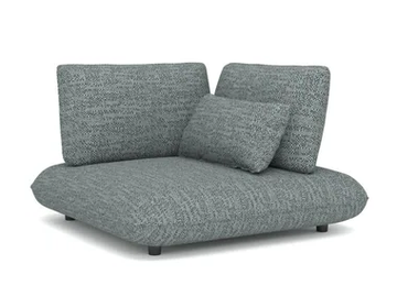 OZE 91338C - Corner Sunbrella® fabric garden armchair by IVINI