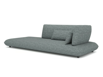 OZE 91338S-L/91338S-R - Upholstered Sunbrella® fabric garden daybed by IVINI