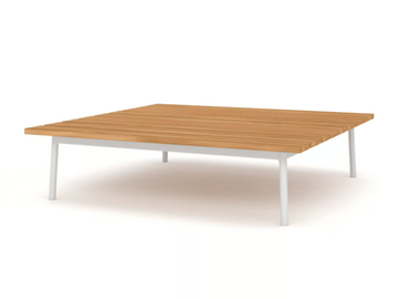 VAIL 93296 - Square low teak garden side table by IVINI