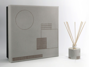 ABSTRACTA Premium - Tabacco e Agrumi - Natural stone Air freshener dispenser by IWISHYOU
