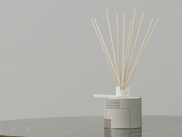 ABSTRACTA Prestige - Tabacco e Agrumi - Natural stone Air freshener dispenser by IWISHYOU