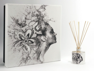 FLOATING Premium - Uva e Mirtilli - Natural stone Air freshener dispenser by IWISHYOU