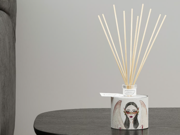 GIRLS Prestige - Melograno - Natural stone Air freshener dispenser by IWISHYOU