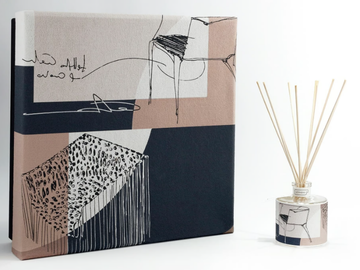 SKETCH Premium - Tabacco e Agrumi - Natural stone Air freshener dispenser by IWISHYOU