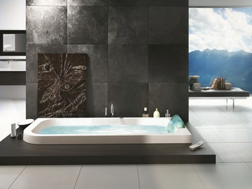 AQUASOUL LOUNGE - Built-in hydromassage bathtub with chromotherapy by Jacuzzi®
