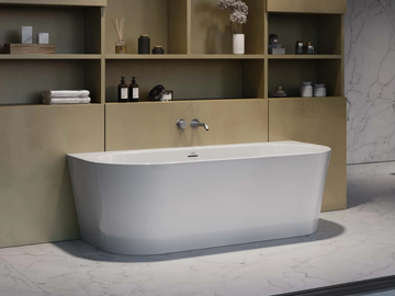 SILBA - Freestanding oval acrylic bathtub by Jacuzzi®