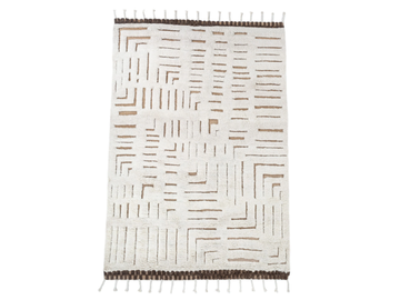 CARBON ULD-13003 - Handmade rectangular wool rug by Jaipur Rugs