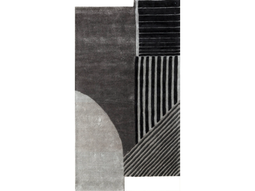 COME AROUND TNQ-1133 - Handmade fabric rug by Jaipur Rugs