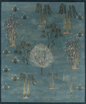 MAJNUN - Rectangular Bamboo silk rug by Jaipur Rugs