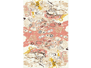 POSTORGANIC - Rectangular Bamboo silk and wool rug by Jaipur Rugs