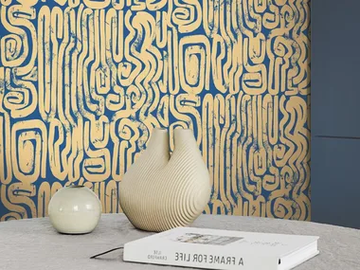 BANTU - Motif nonwoven wallpaper by Jannelli&Volpi
