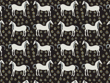 MUSTA TAMMA - UV stable nonwoven wallpaper by Jannelli&Volpi