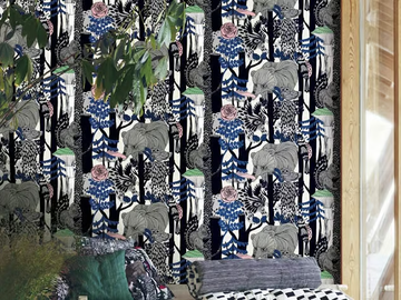 PIKKUVELJEKSET - Nonwoven wallpaper by Jannelli&Volpi