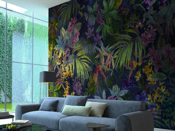 RAINFOREST - Wallpaper with floral pattern by Jannelli&Volpi