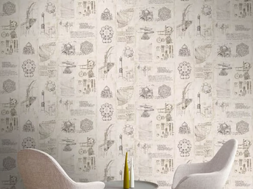 SCHIZZI PAPIRO - Nonwoven wallpaper by Jannelli&Volpi