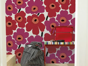 UNIKKO - Nonwoven wallpaper with floral pattern by Jannelli&Volpi