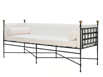 AMALFI DEEP TUXEDO XL - 3 seater stainless steel garden sofa by JANUS et Cie