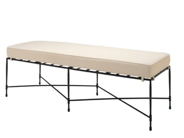 AMALFI - Stainless steel backless bench by JANUS et Cie