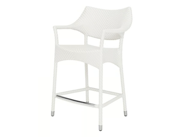 AMARI - JanusFiber® barstool with armrests by JANUS et Cie