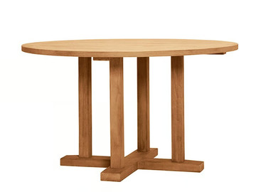 ARBOR - Round teak dining table by JANUS et Cie
