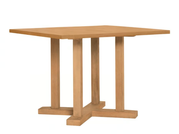 ARBOR - Square teak dining table by JANUS et Cie