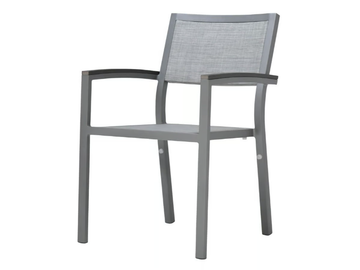 DUO - Stackable garden chair with armrests by JANUS et Cie