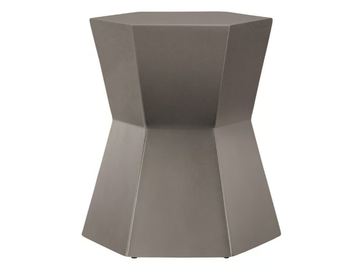 FACET - Aluminium stool / coffee table by JANUS et Cie