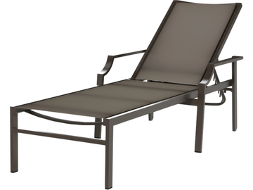 FIORE - Stackable aluminium sun lounger by JANUS et Cie