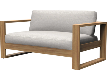 MATISSE TEAK - 2 seater teak garden sofa by JANUS et Cie
