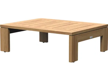 MATISSE TEAK - Rectangular teak garden side table by JANUS et Cie