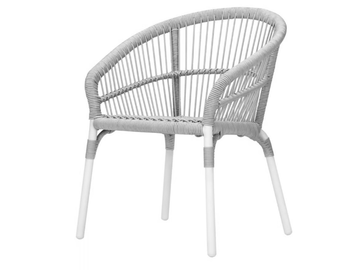 NEXUS - Polypropylene garden chair with armrests by JANUS et Cie