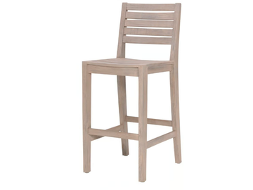 RELAIS - High teak barstool by JANUS et Cie