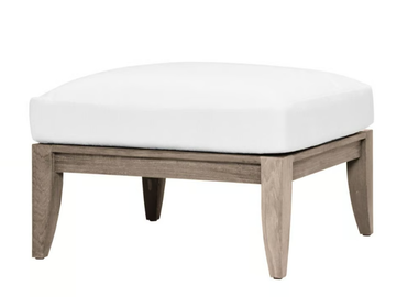 RELAIS - Teak footstool by JANUS et Cie