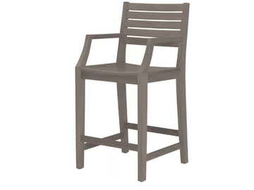 RELAIS - Teak stool by JANUS et Cie