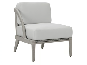 ROCK GARDEN MODULE LEFT / RIGHT - Teak left / right module for sofa by JANUS et Cie