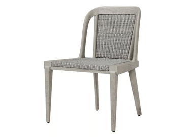 ROCK GARDEN - Teak and JanusFiber® garden chair by JANUS et Cie