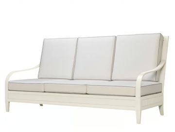 SAVANNAH - 3 seater powder coated aluminium sofa by JANUS et Cie