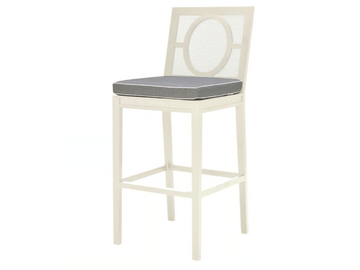 SAVANNAH - Powder coated aluminium barstool by JANUS et Cie