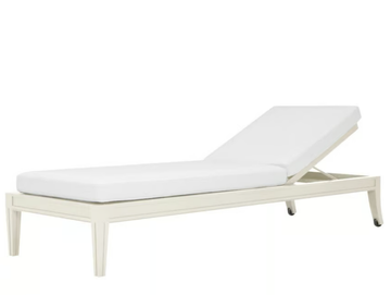 SAVANNAH - Powder coated aluminium sun lounger by JANUS et Cie