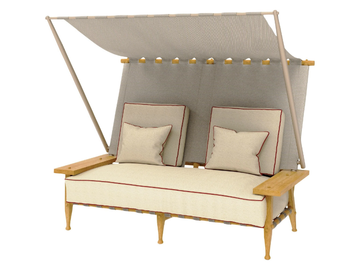 SERENGETI - Canopy 2 seater garden sofa by JANUS et Cie