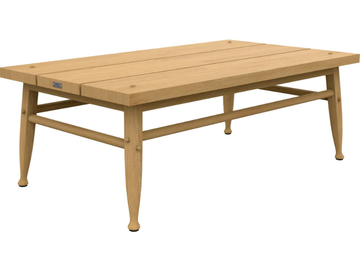 SERENGETI - Rectangular teak garden side table by JANUS et Cie