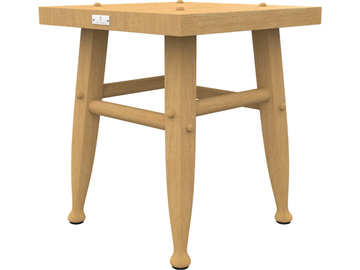 SERENGETI - Square teak garden side table by JANUS et Cie