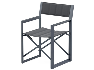 BISTRO - Aluminium garden chair with armrests by Jardinico