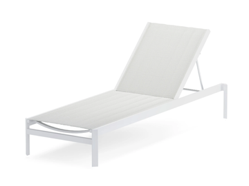 BISTRO - Recliner aluminium sun lounger by Jardinico