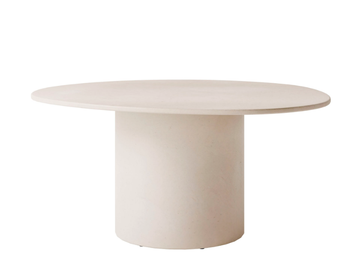 COMO DINING TABLE ROUND - Round Concrete and cement-Based materials table by Jardinico