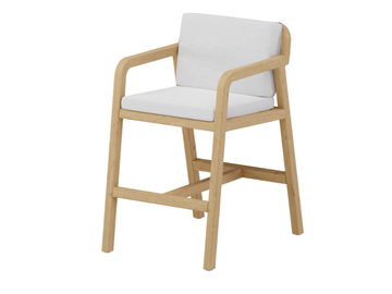 FLEXX - High wooden garden stool with armrests by Jardinico