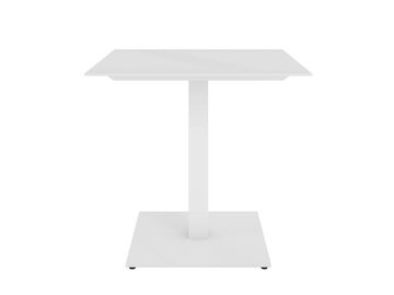 KUDOS - Square powder coated aluminium table by Jardinico