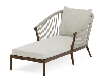 LEGNA - Upholstered acrylic Garden daybed by Jardinico